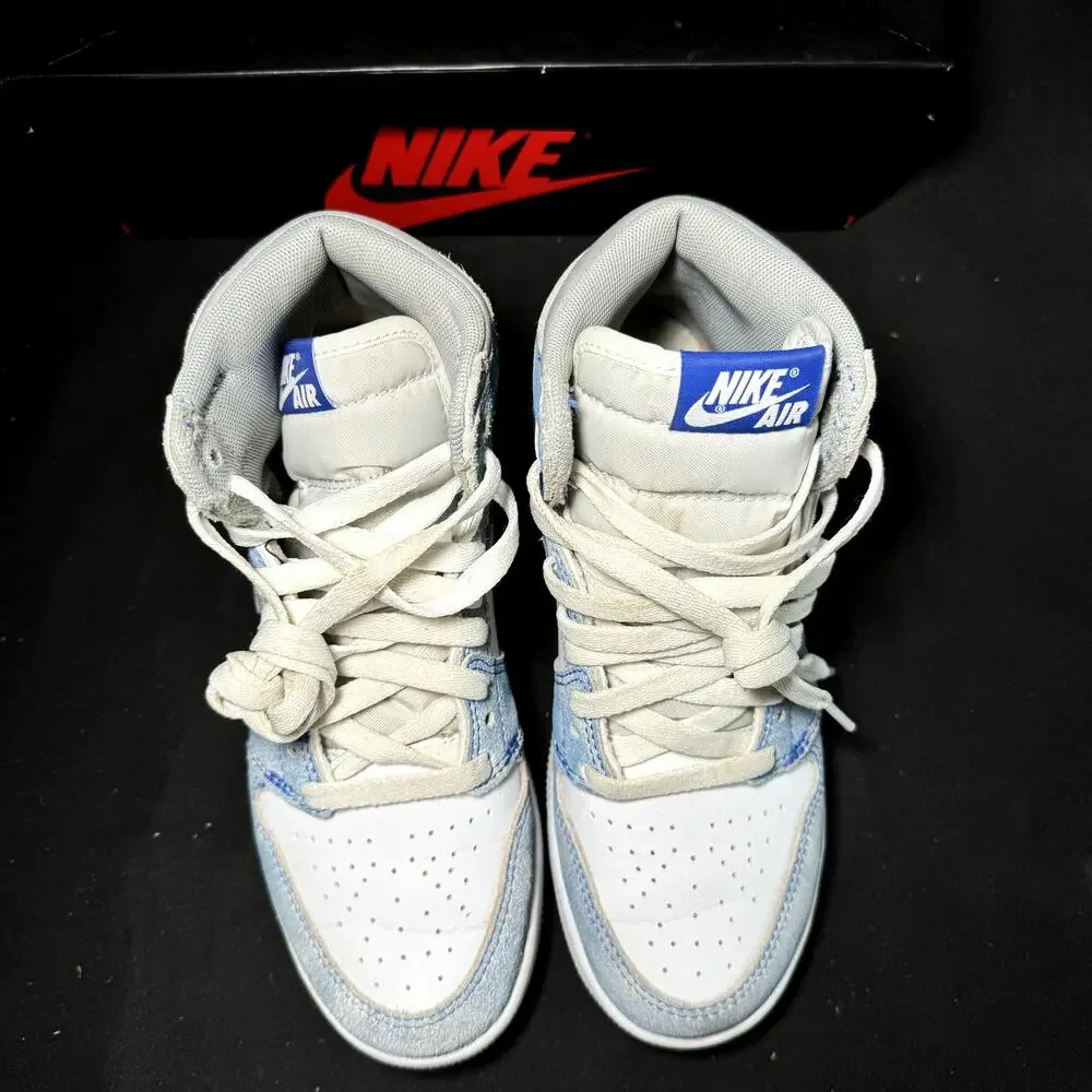 Size 4.5 - Nike Air Jordan 1 Retro High OG GS Hyper Royal 2021 Shoes